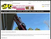 Tablet Screenshot of blackbearladder.com